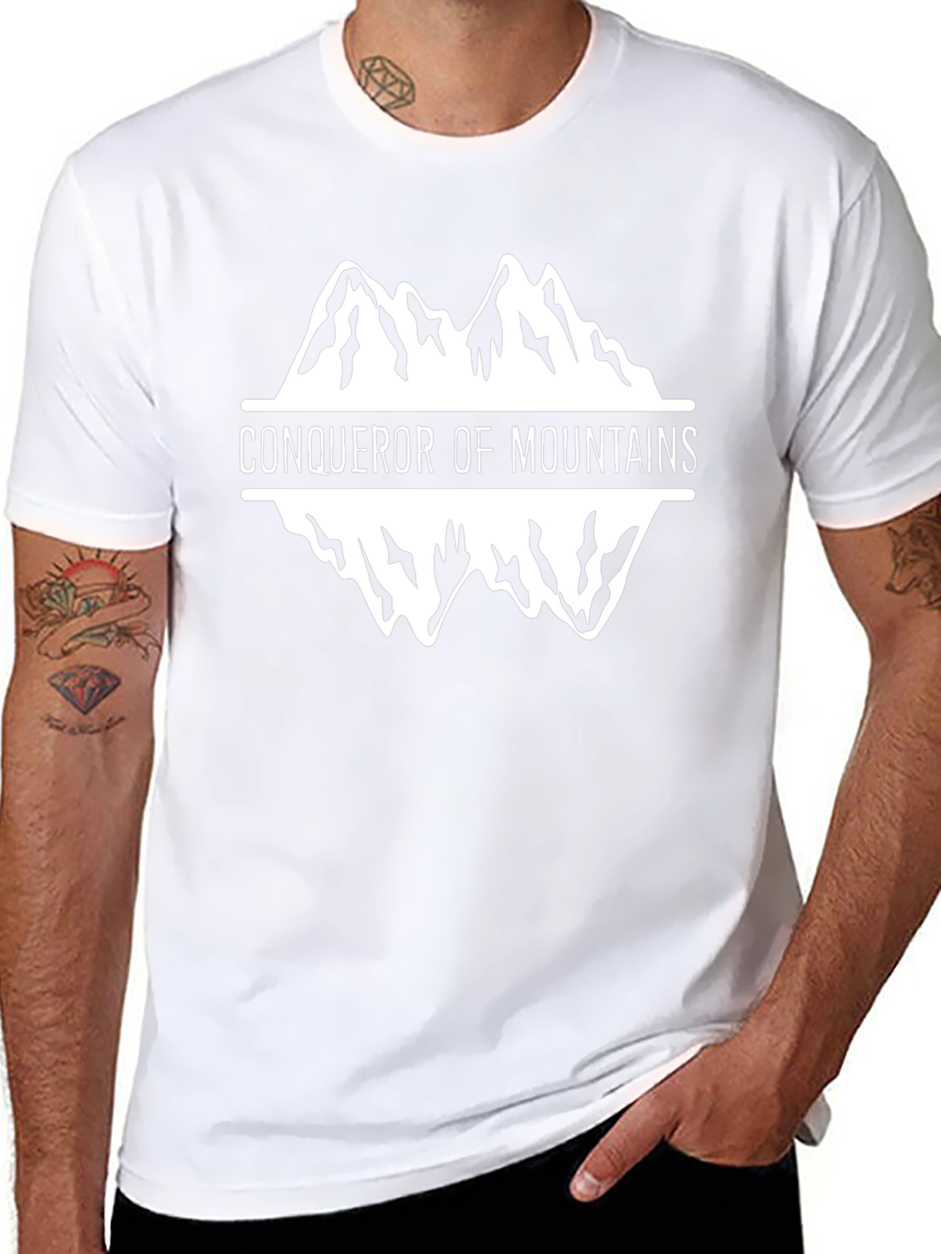 Conqueror of Mountains Graphic T-Shirt