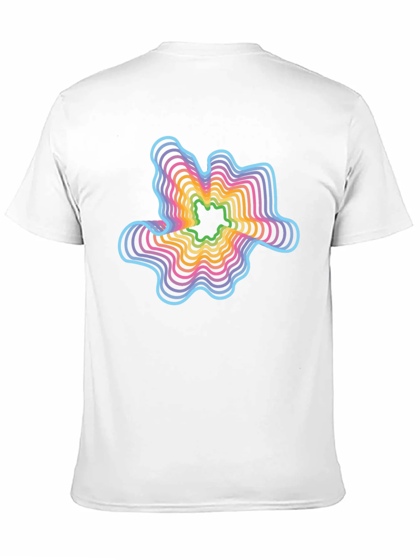 Retro Wave Graphic T-Shirt - Abstract Design