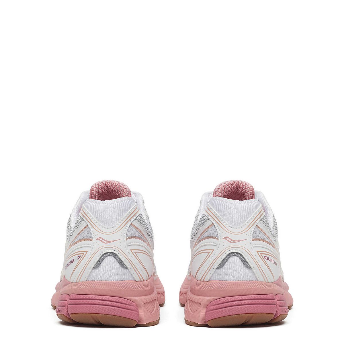 Saucony Women's ProGrid Guide 7 in White/Peach