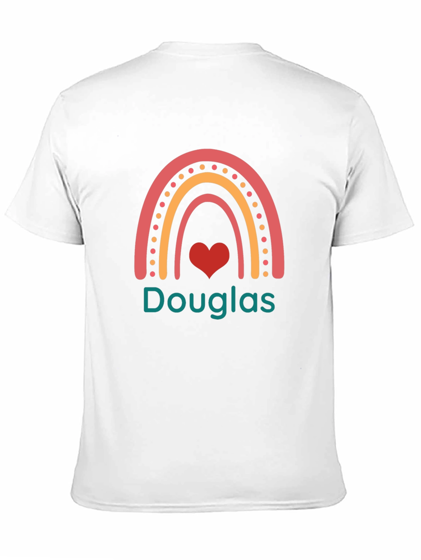 Douglas Rainbow Heart T-Shirt