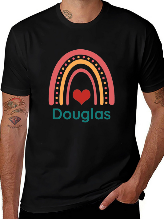 Douglas Rainbow Heart T-Shirt