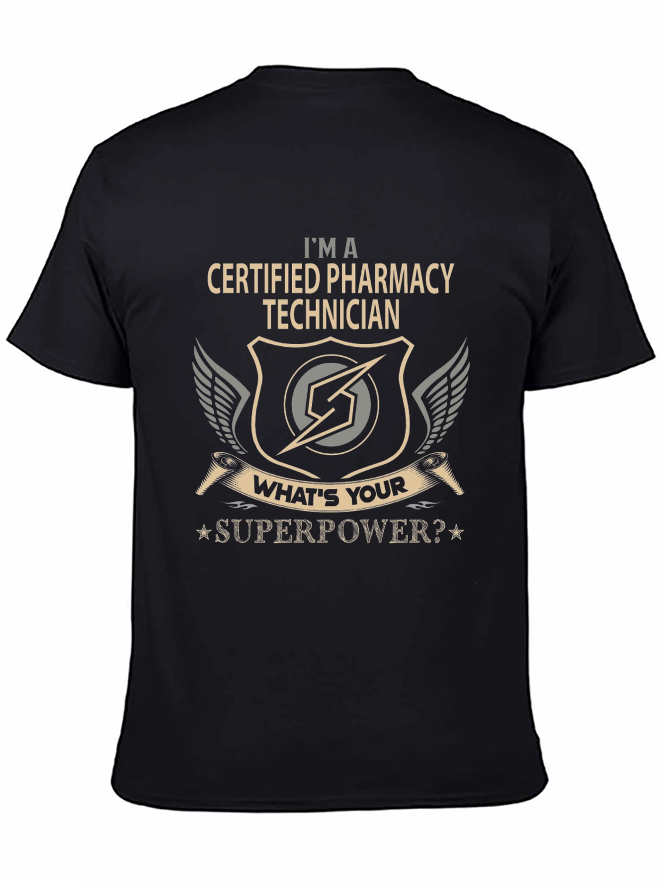 Certified Pharmacy Technician Superpower T-Shirt