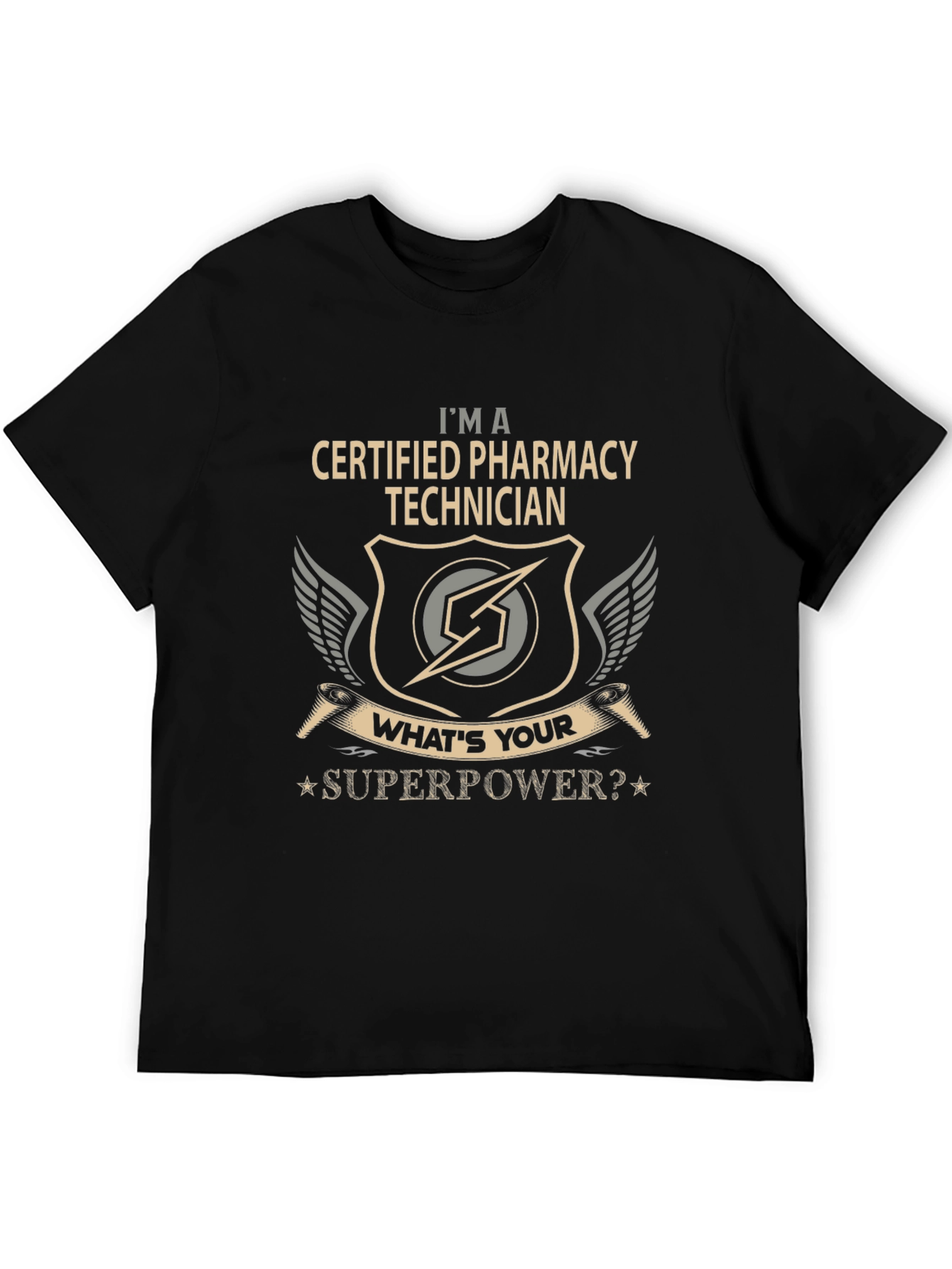 Certified Pharmacy Technician Superpower T-Shirt