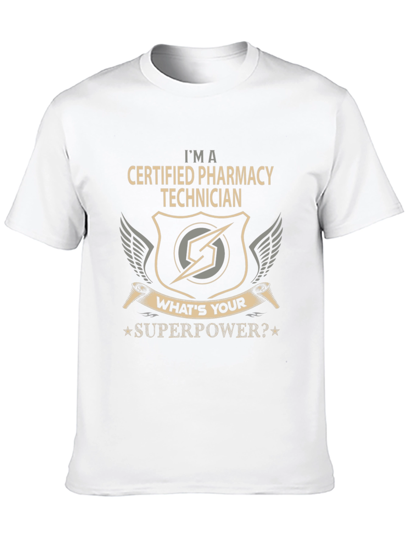 Certified Pharmacy Technician Superpower T-Shirt