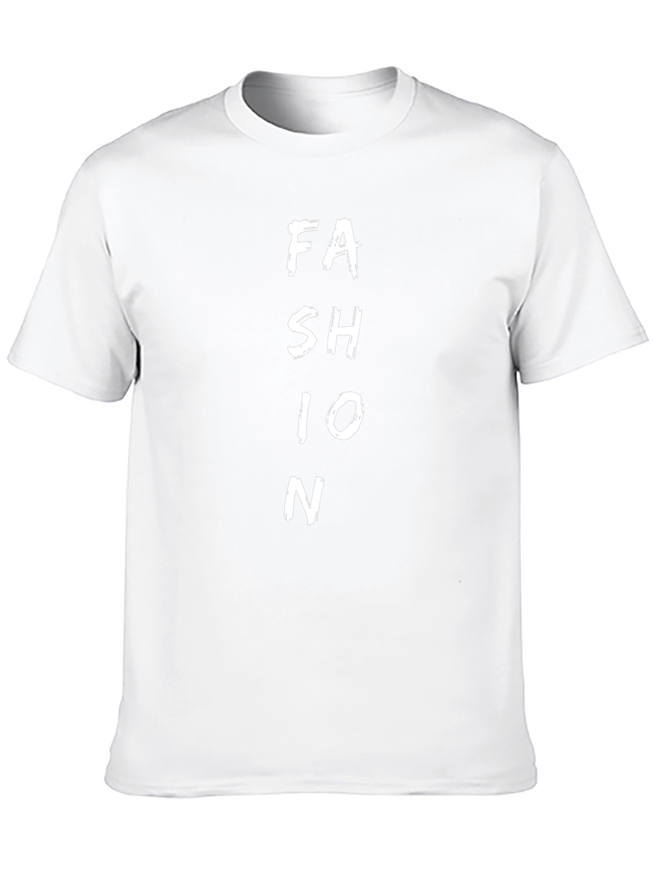 Fashion Graphic Print Black Tee
