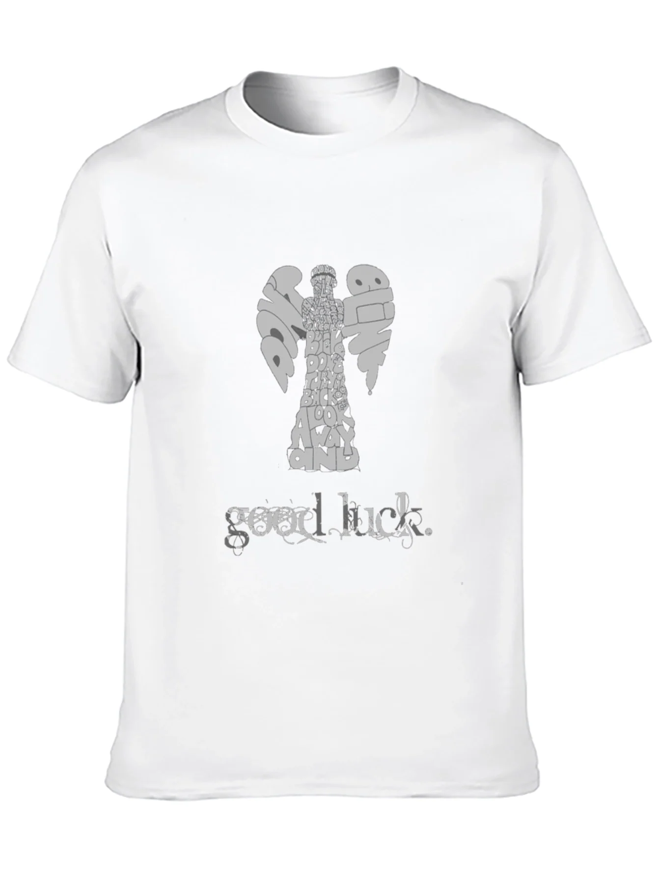 Doctor Who Weeping Angel Good Luck T-Shirt