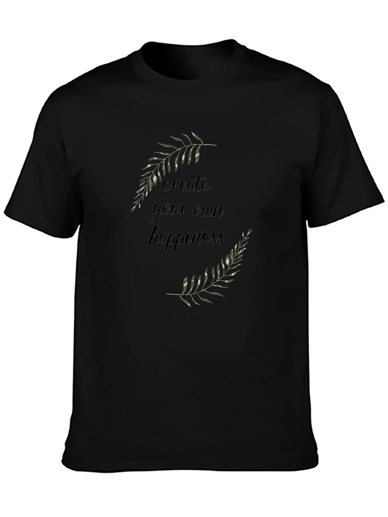 Create Your Own Happiness T-Shirt - Black