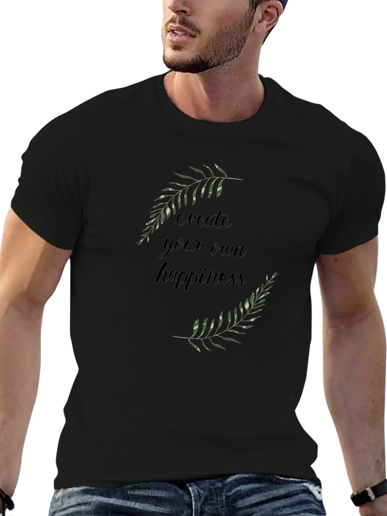 Create Your Own Happiness T-Shirt - Black