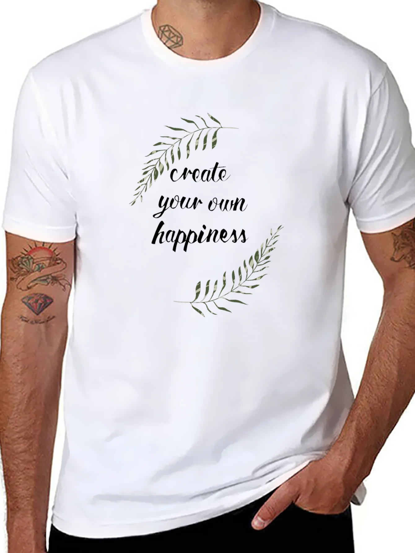 Create Your Own Happiness T-Shirt - Black