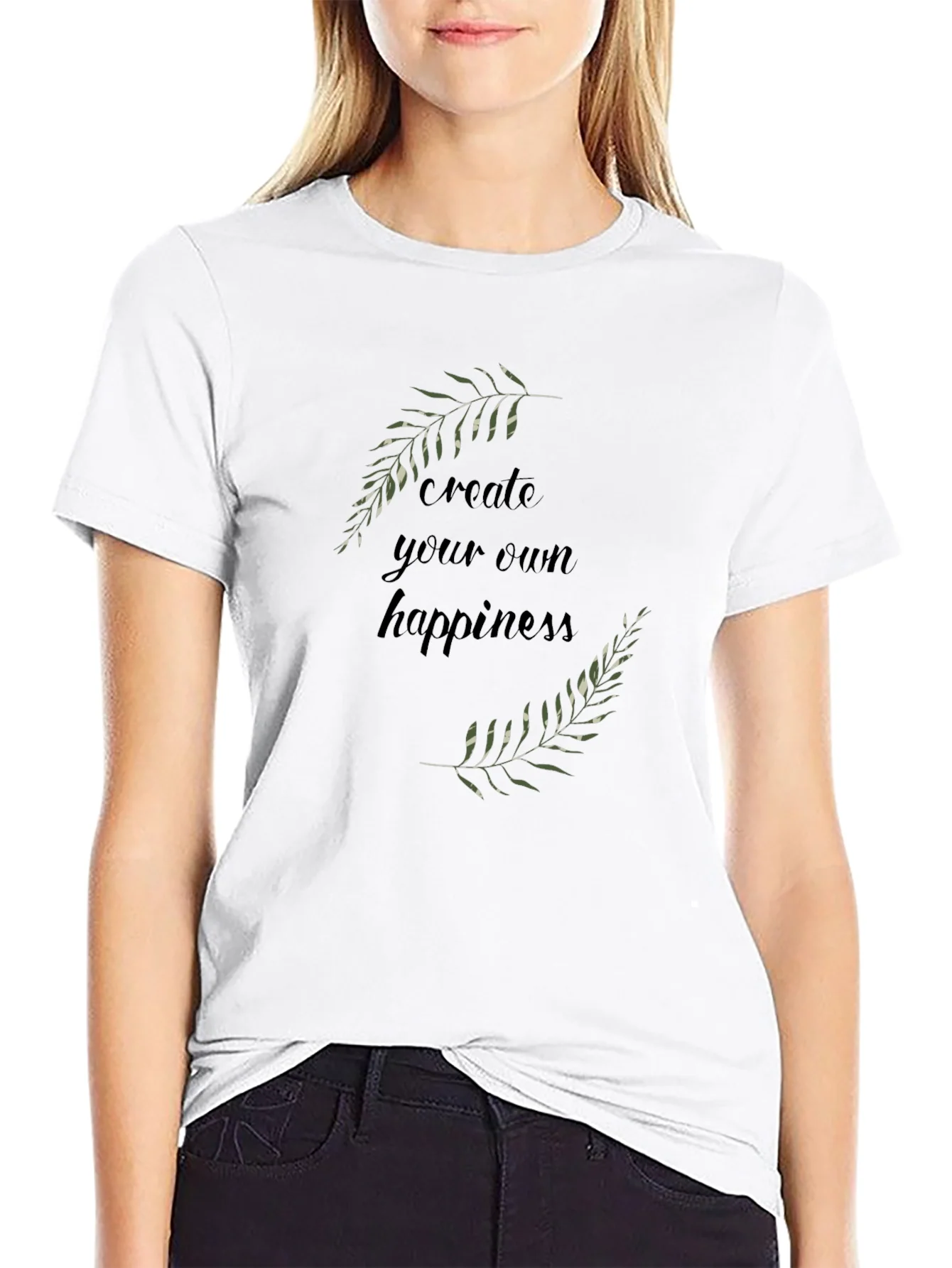 Create Your Own Happiness T-Shirt - Black