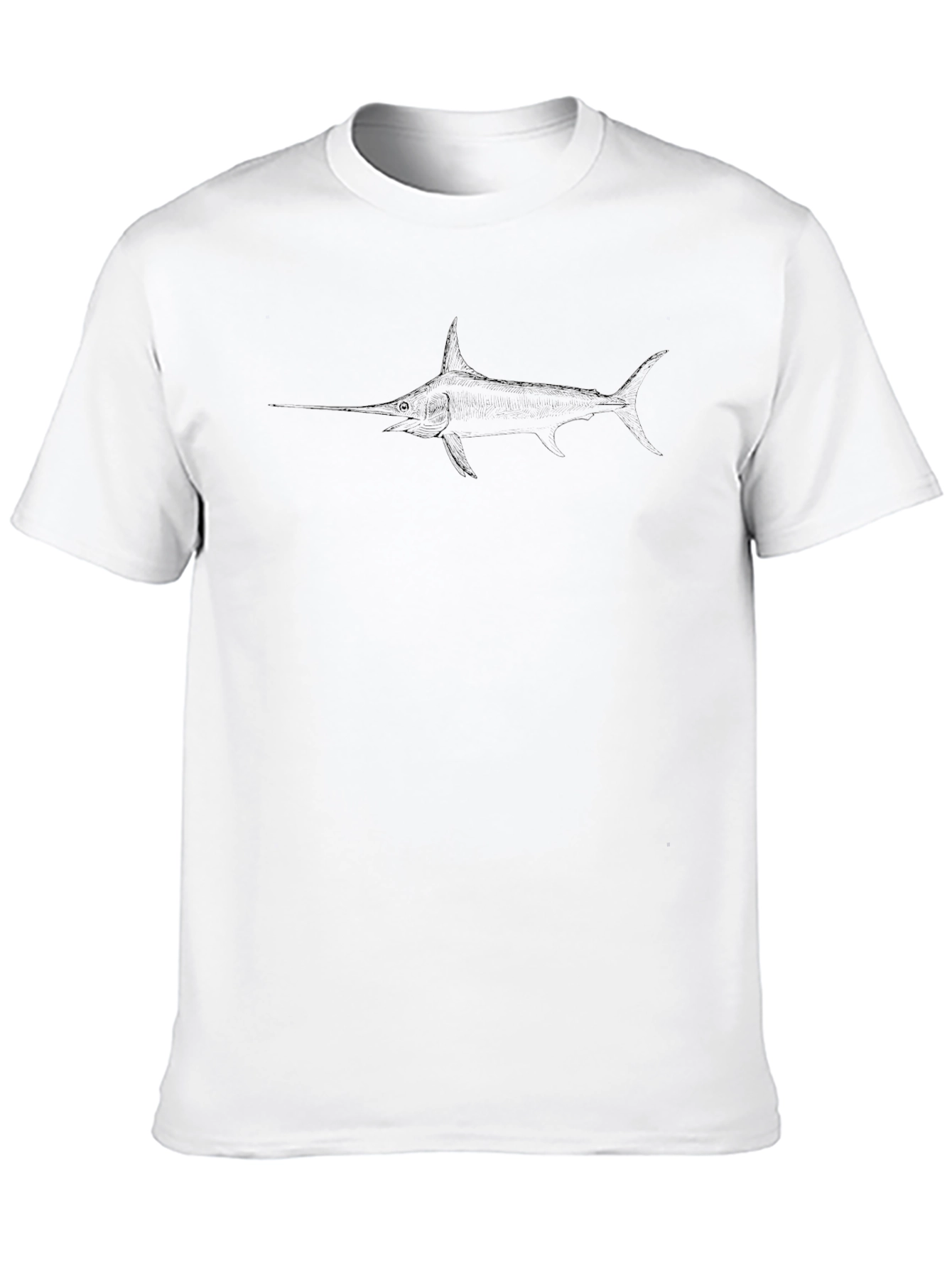 Swordfish Graphic Tee - Cool Angler Design