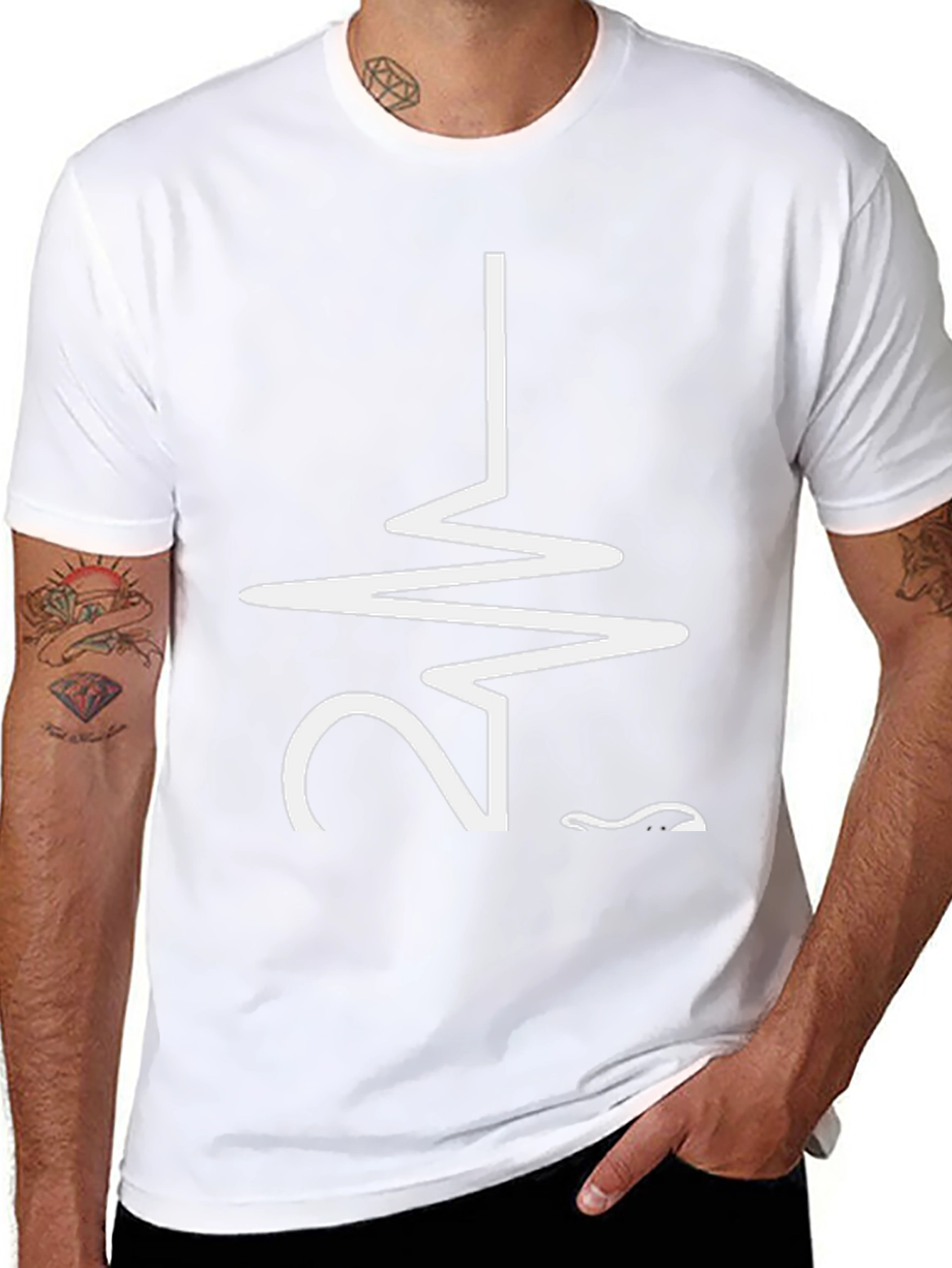 Heartbeat Car Enthusiast T-Shirt - Black
