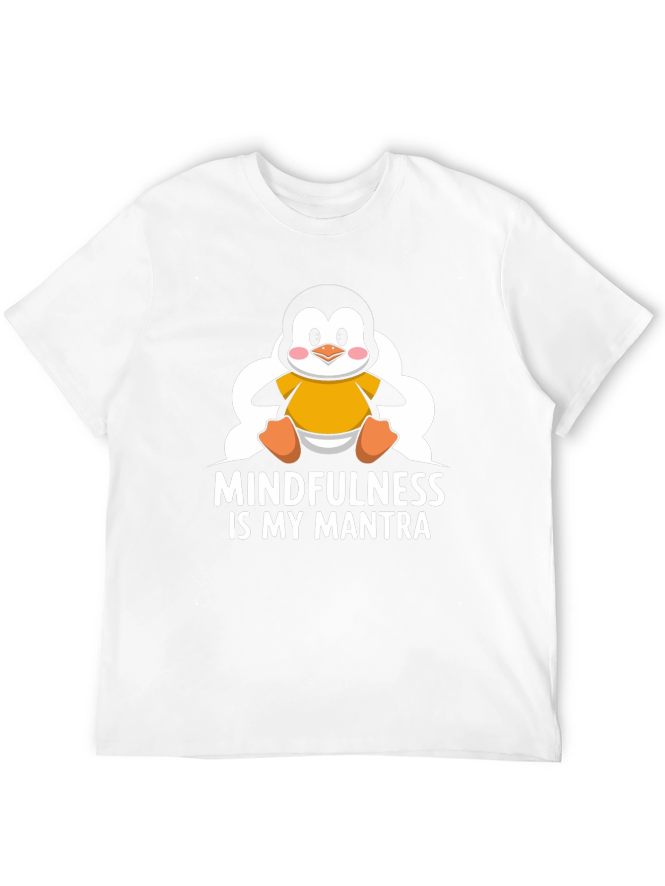 Mindfulness Penguin T-Shirt - Relax & Meditate