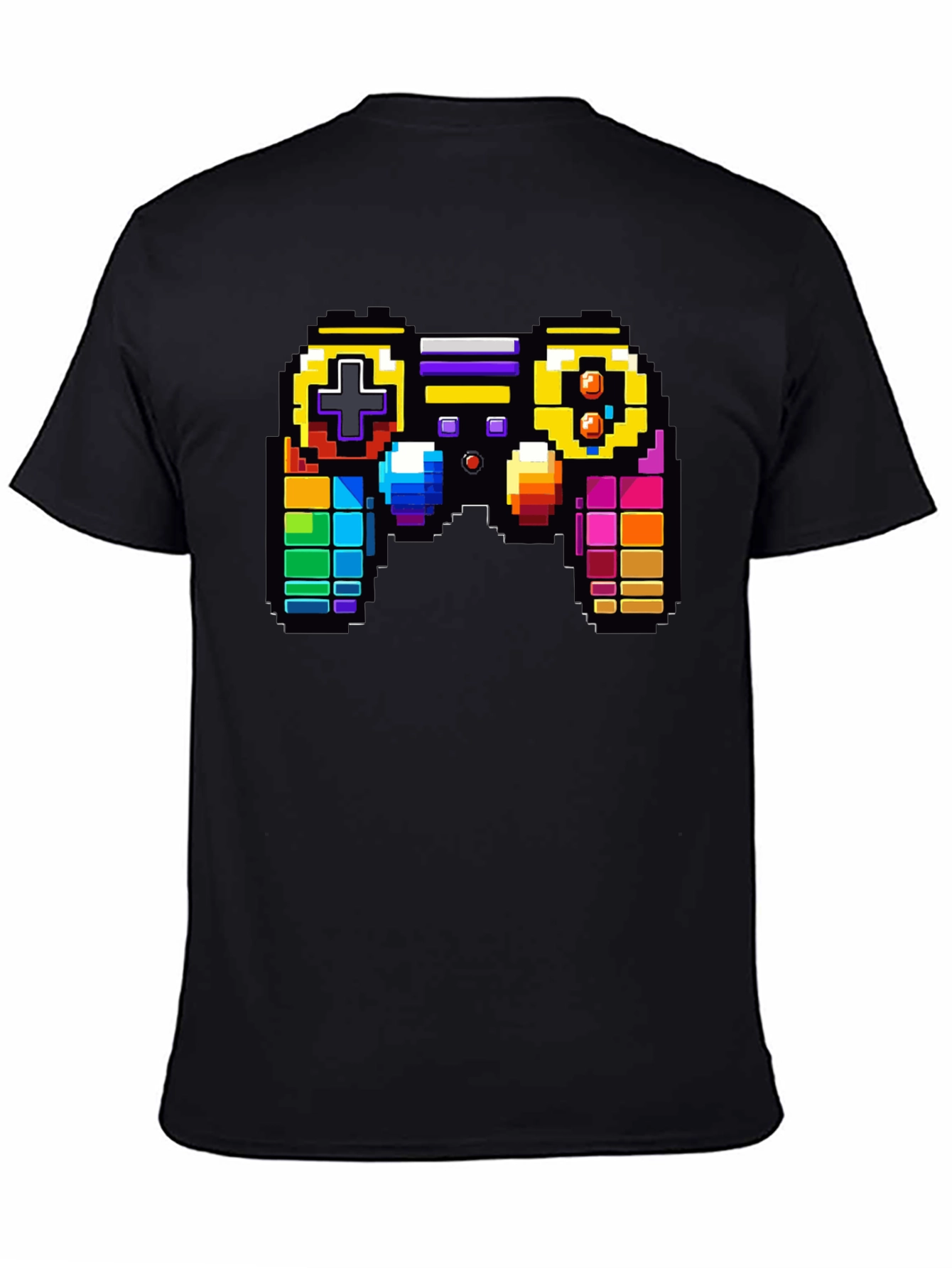 Retro Pixel Game Controller Graphic Tee - Gamer Style