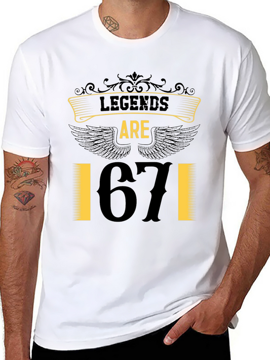 Legends Are 67 Tee - Unique Graphic T-Shirt
