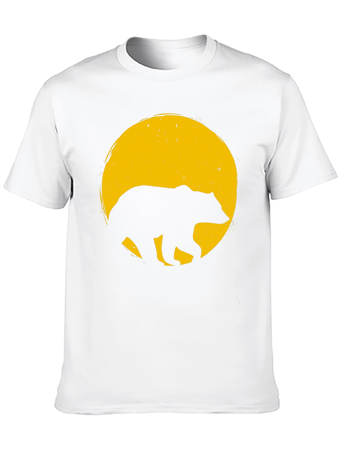 Bear Silhouette Tee - Mens Black T-Shirt