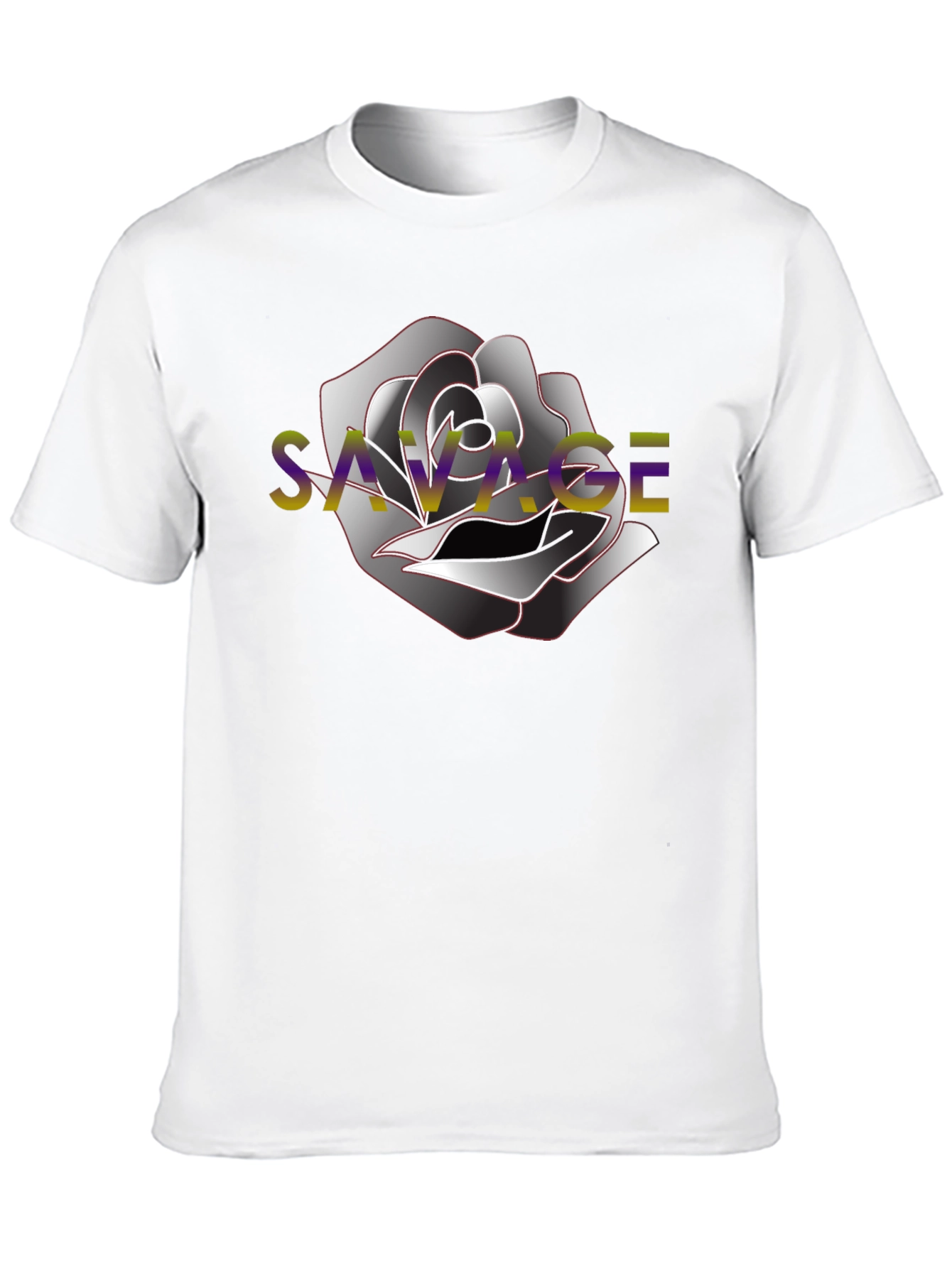 Savage Rose Black T-Shirt
