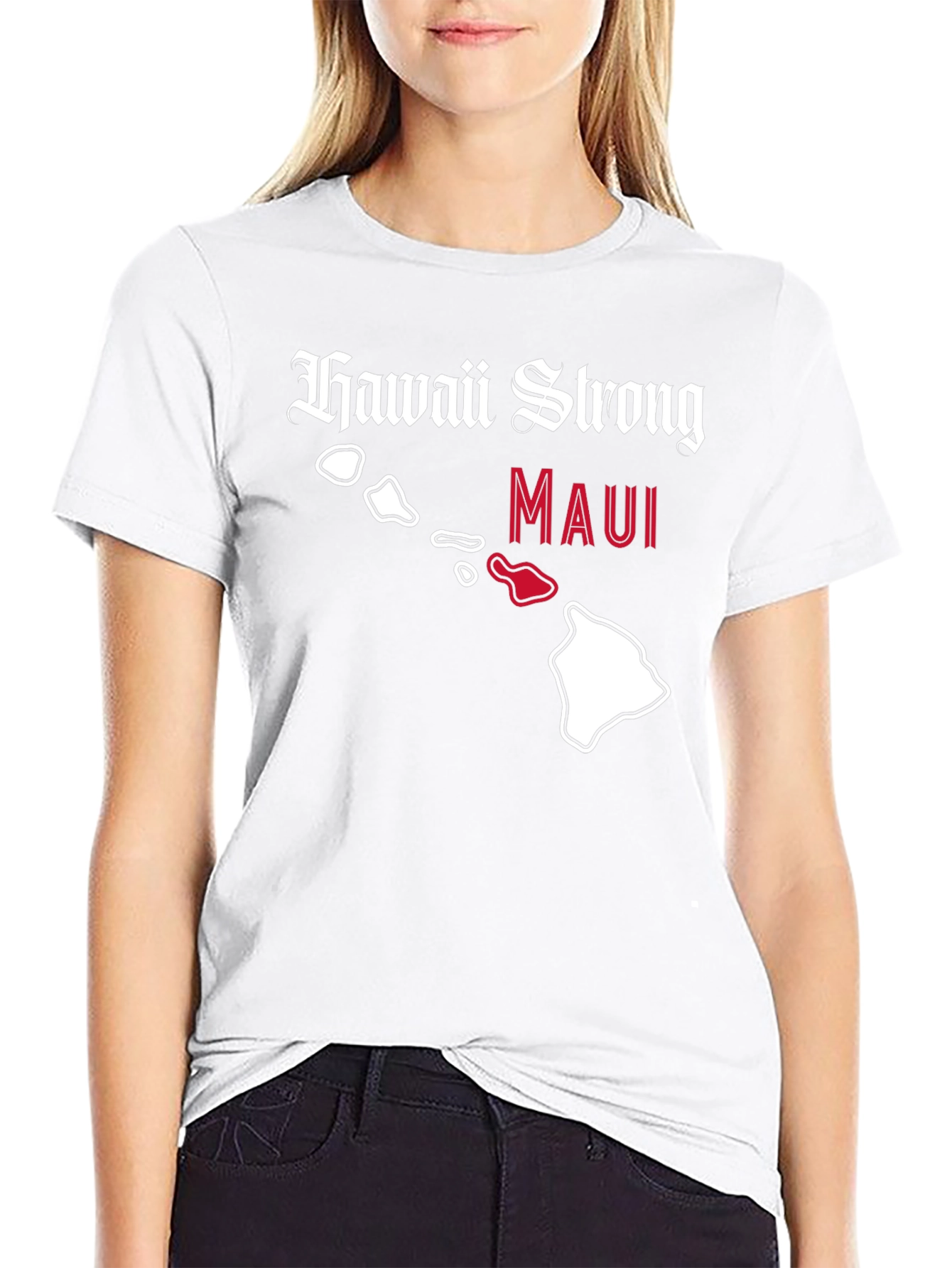 Hawaii Strong Maui T-Shirt - Show Your Support!