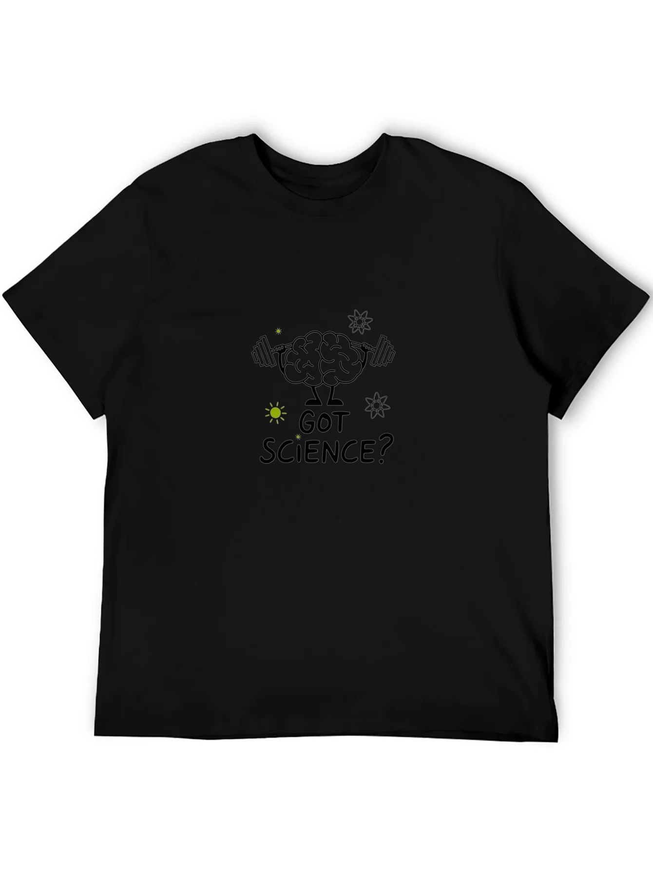 Science Brain Powerlifting T-Shirt