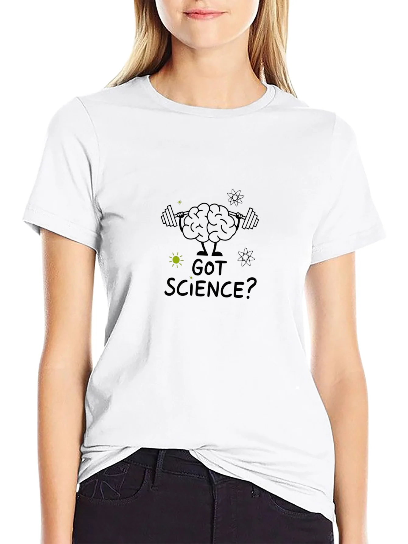 Science Brain Powerlifting T-Shirt