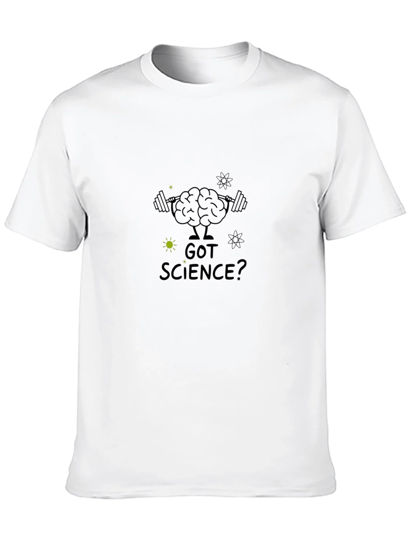 Science Brain Powerlifting T-Shirt