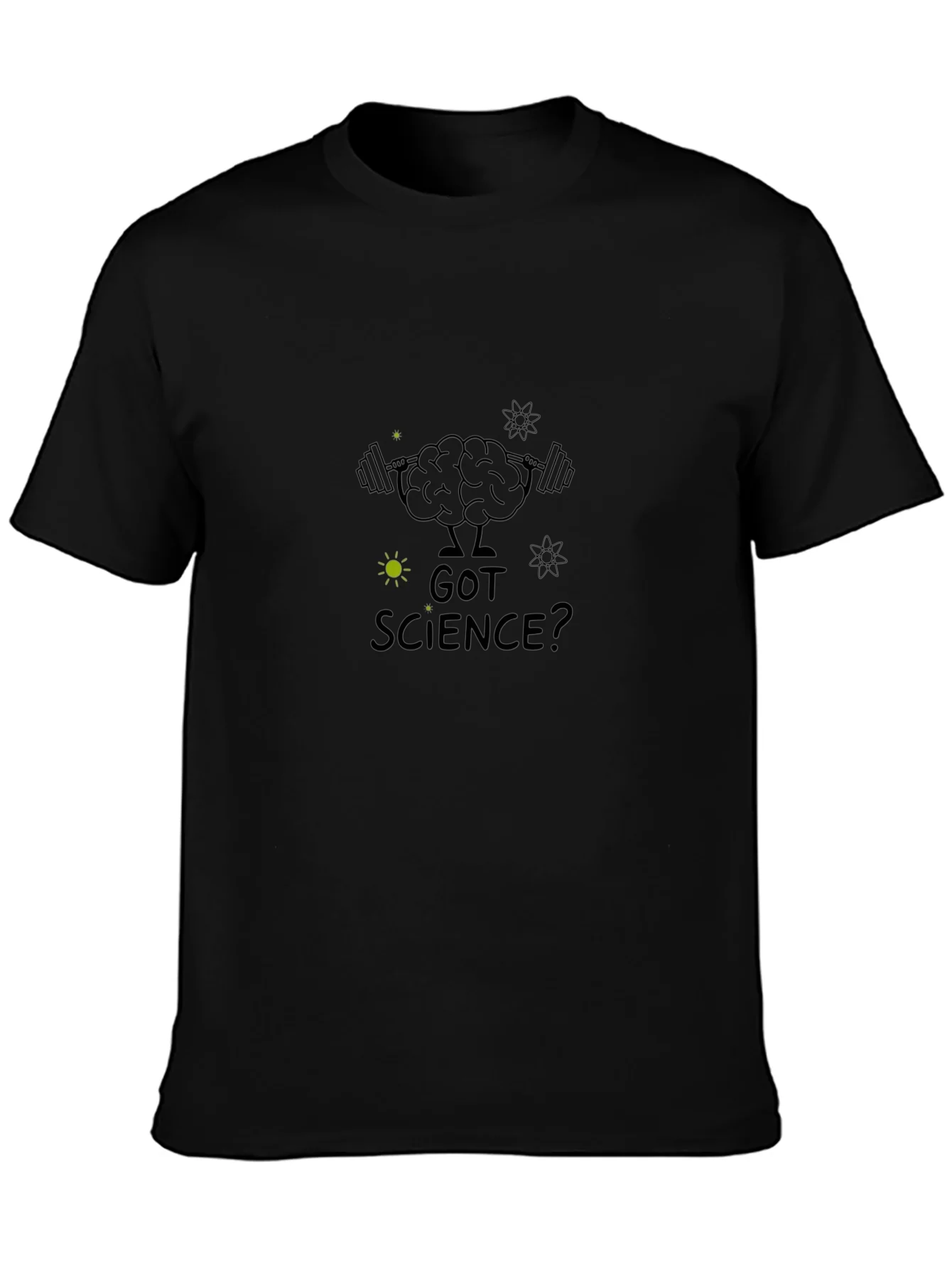 Science Brain Powerlifting T-Shirt