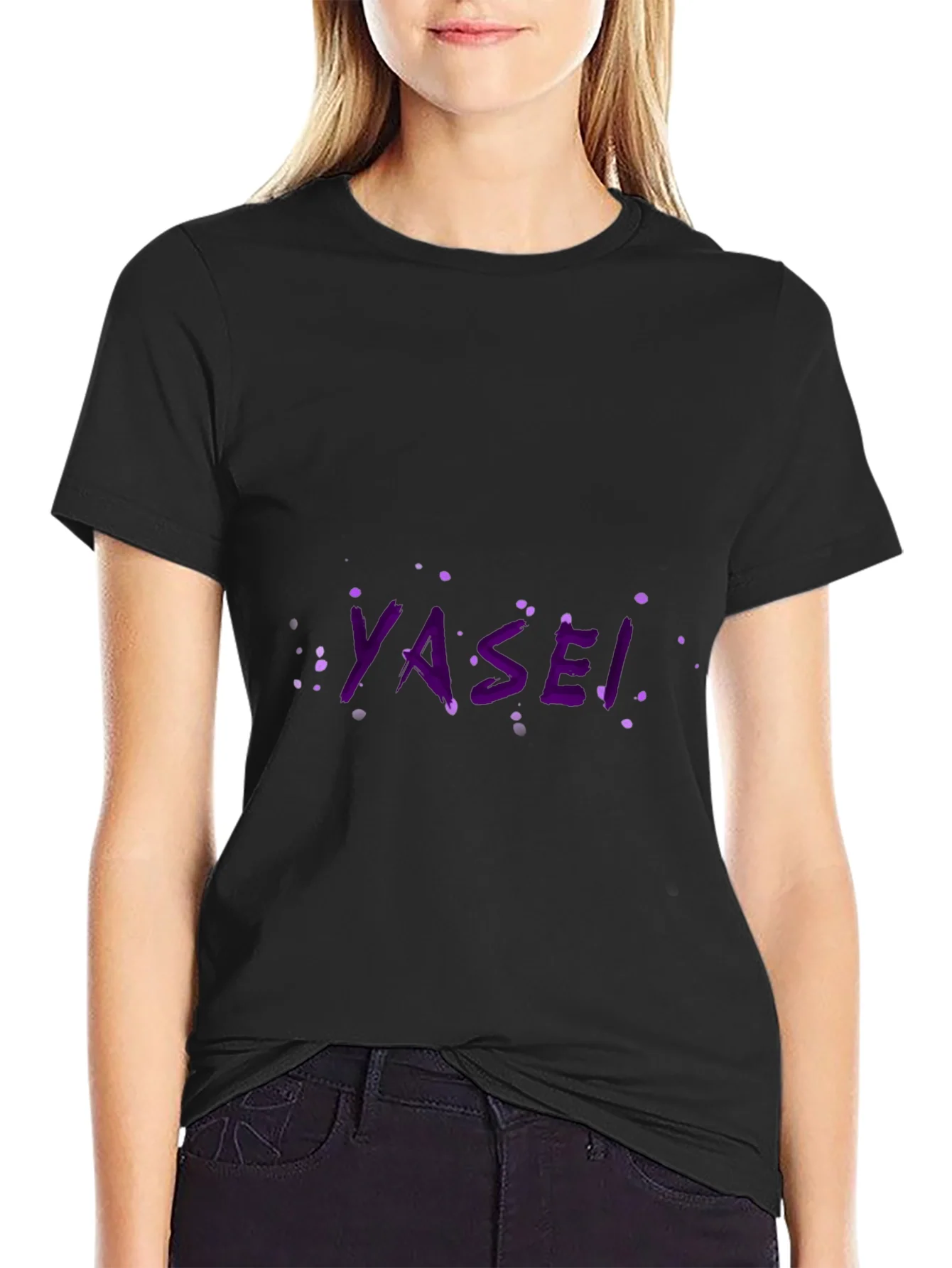 YASE! Graphic Black T-Shirt