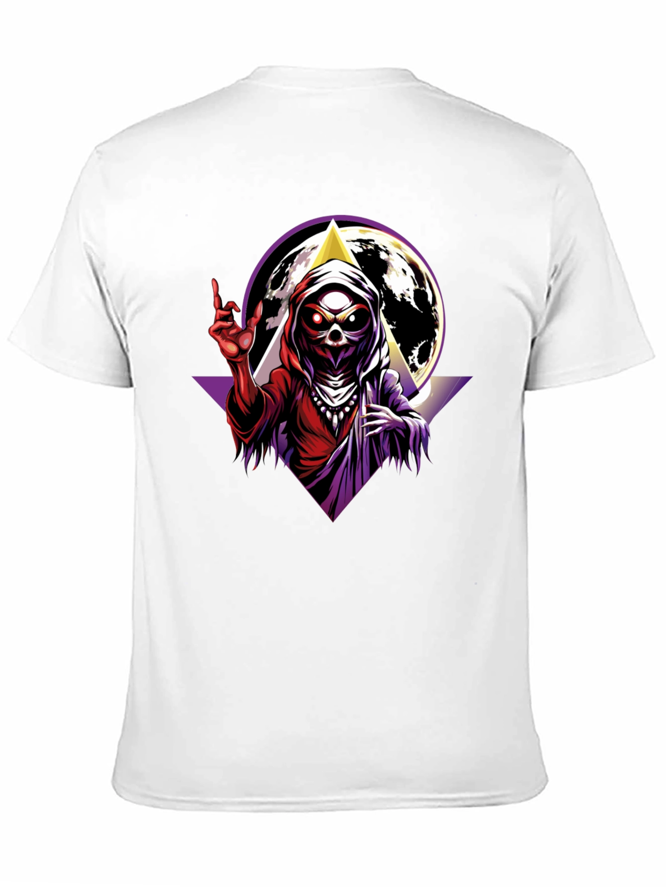 Grim Reaper Graphic T-Shirt - Black