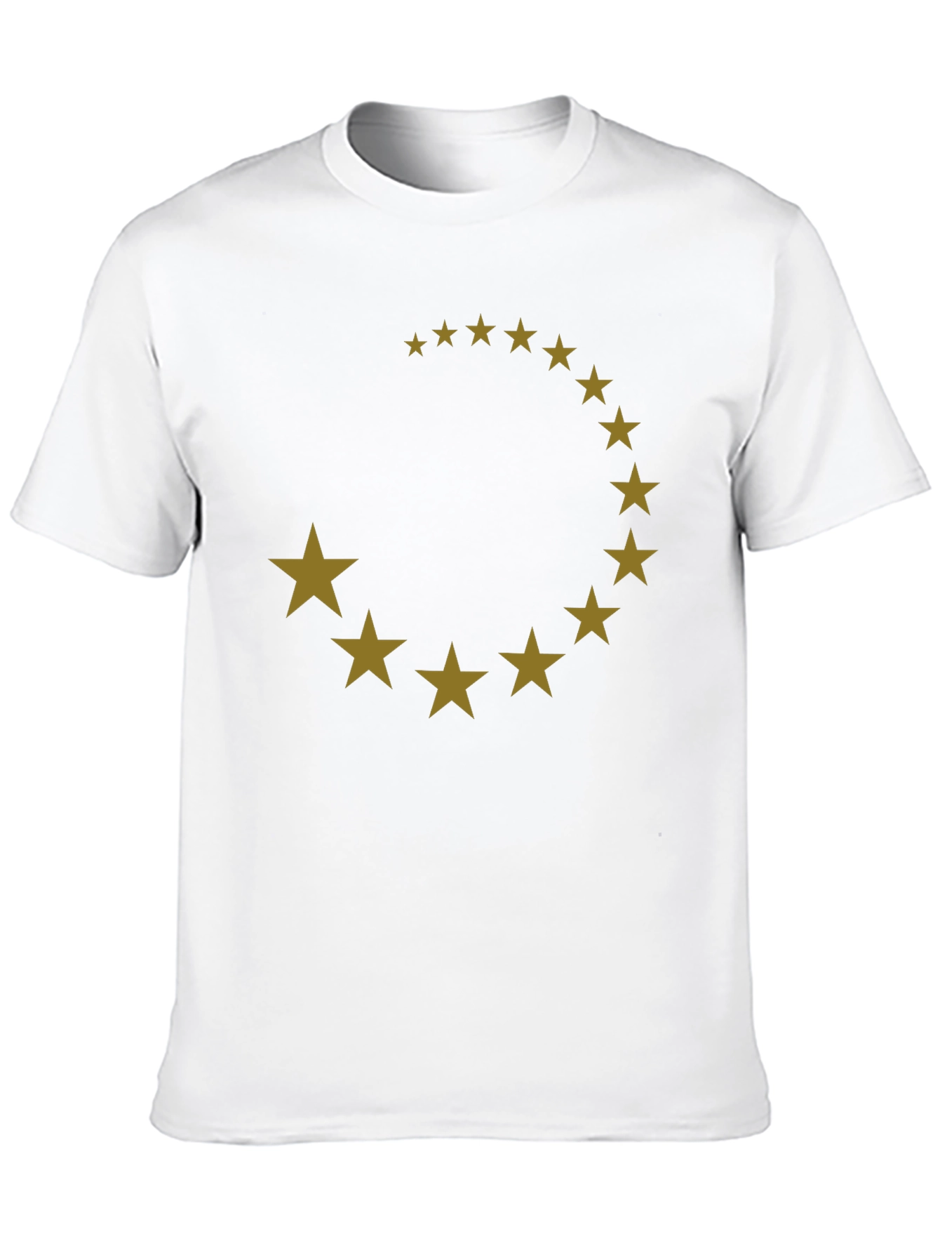 Star Circle Graphic Black T-Shirt