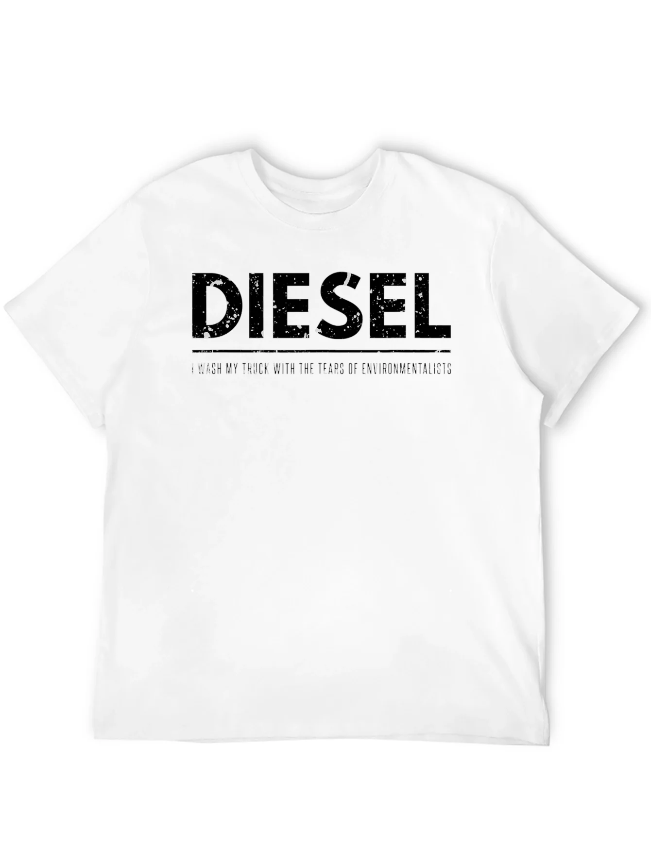 Diesel Graphic Print Mens Black T-Shirt