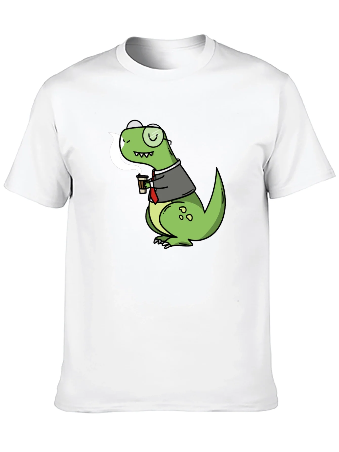 Dino Coffee T-Shirt - Stylish & Unique