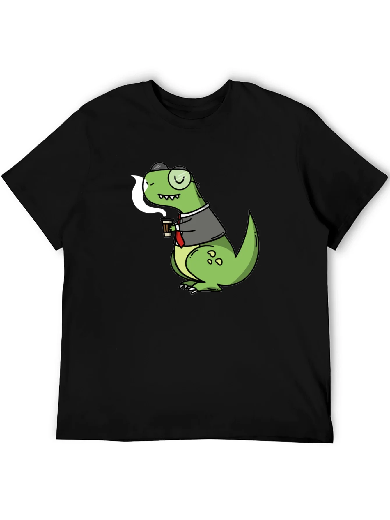 Dino Coffee T-Shirt - Stylish & Unique