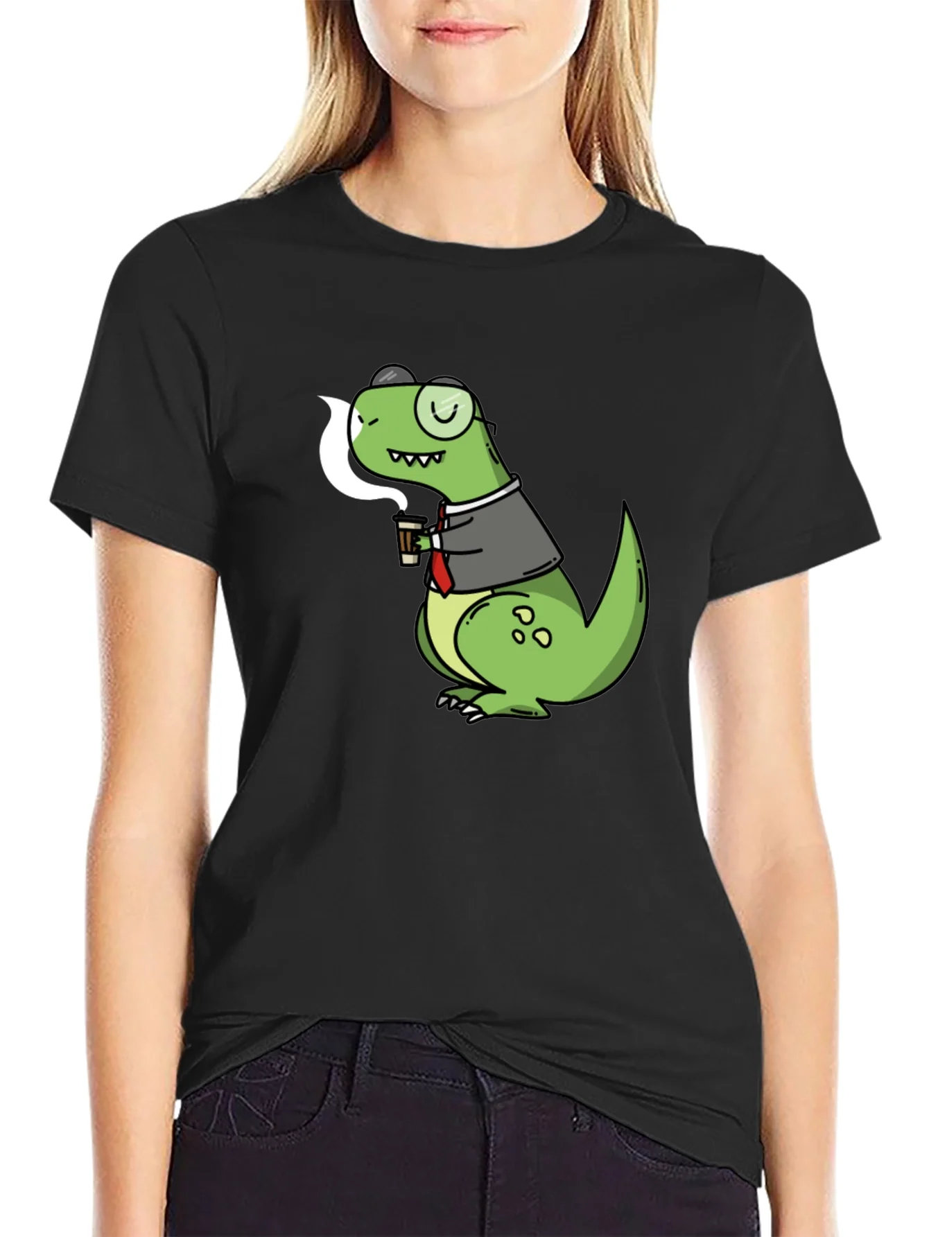 Dino Coffee T-Shirt - Stylish & Unique
