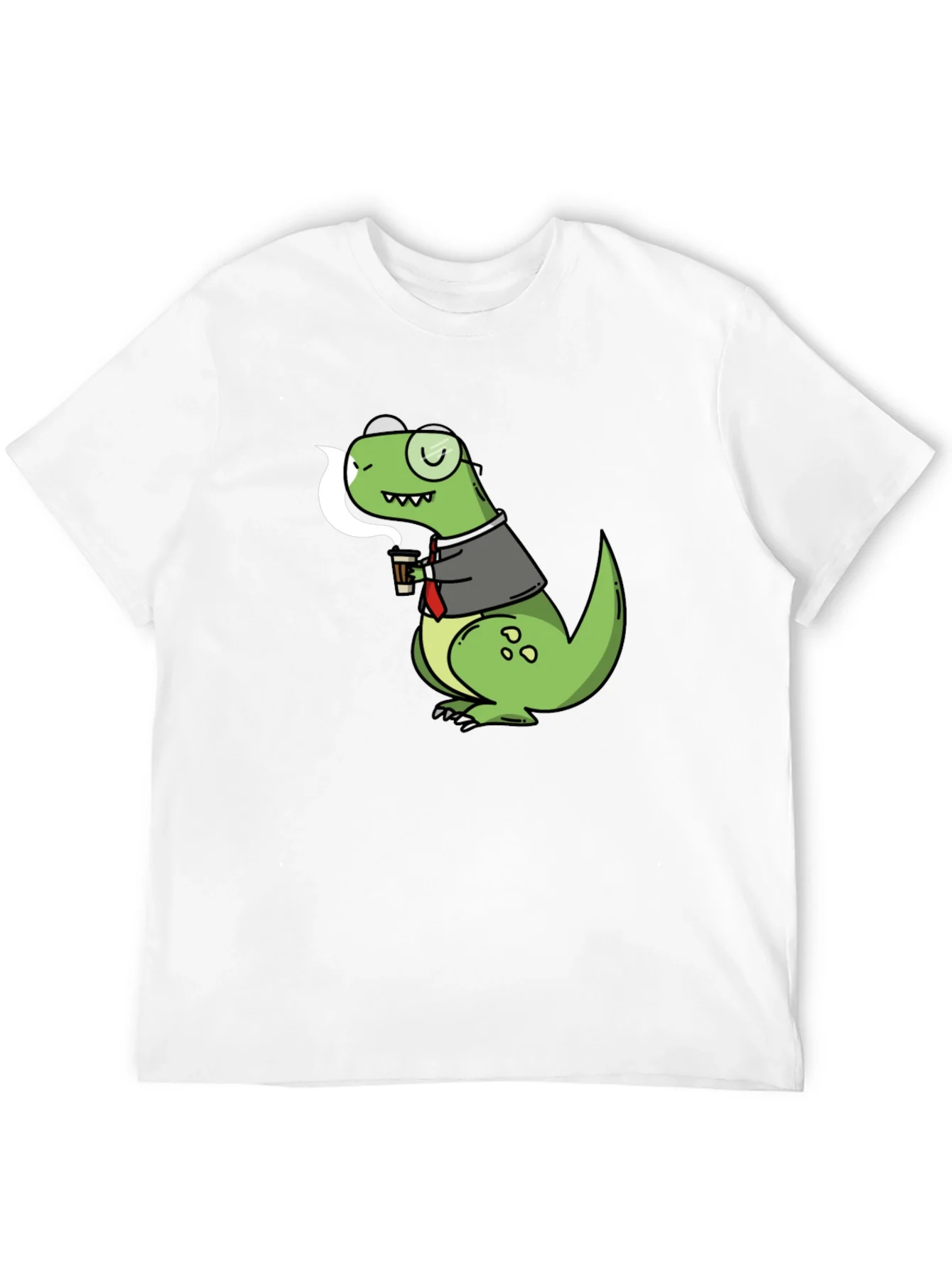 Dino Coffee T-Shirt - Stylish & Unique