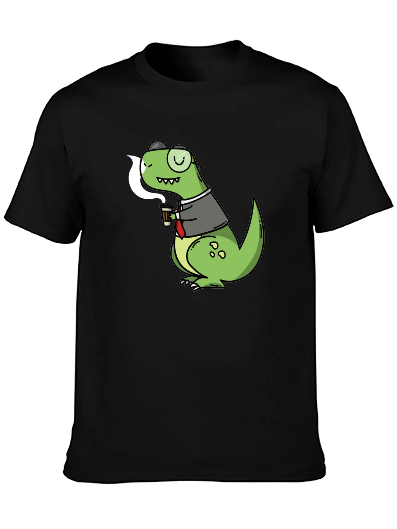 Dino Coffee T-Shirt - Stylish & Unique