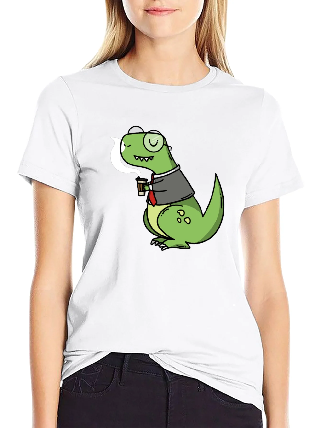 Dino Coffee T-Shirt - Stylish & Unique