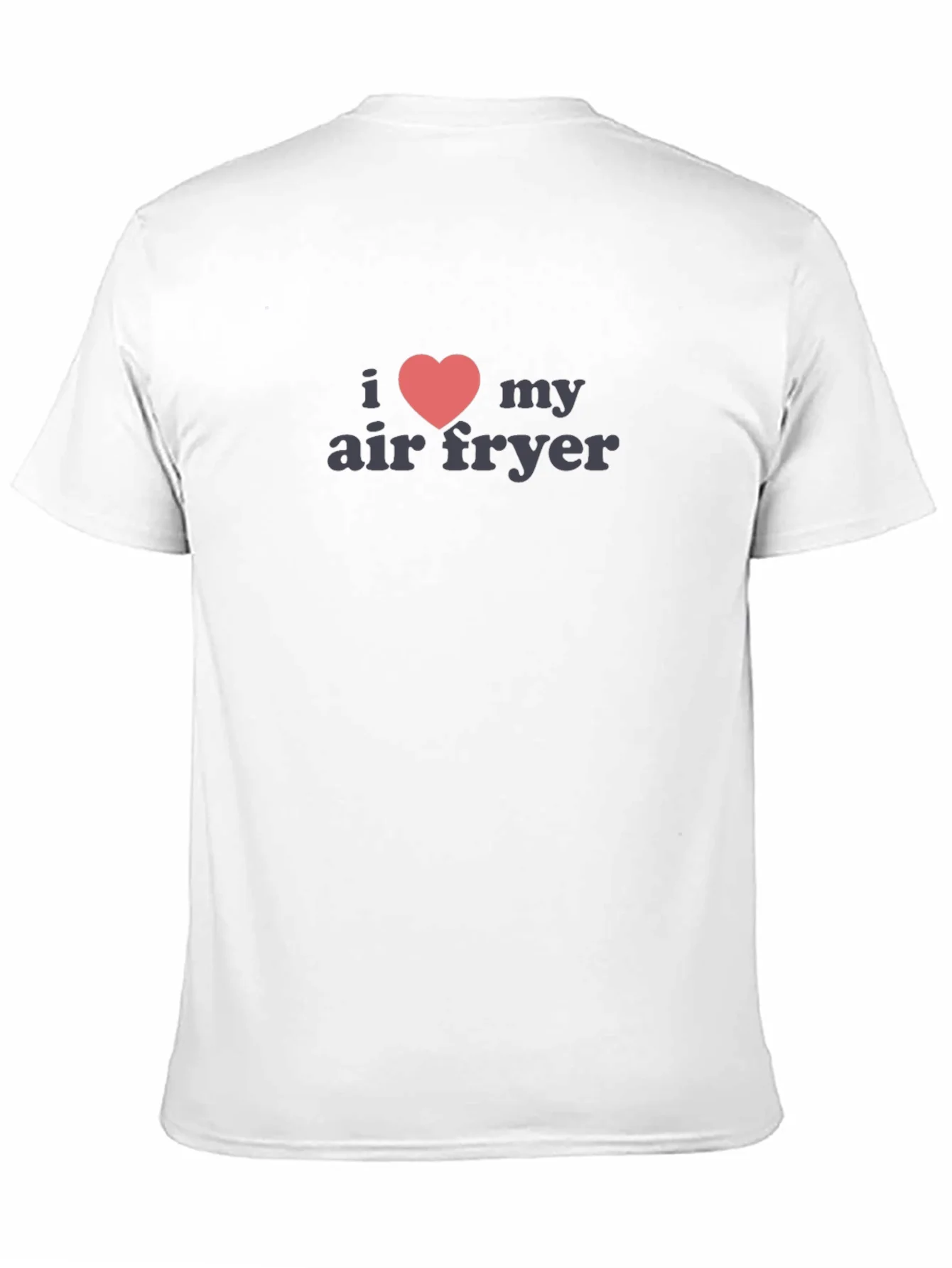 I Heart My Air Fryer Black T-Shirt