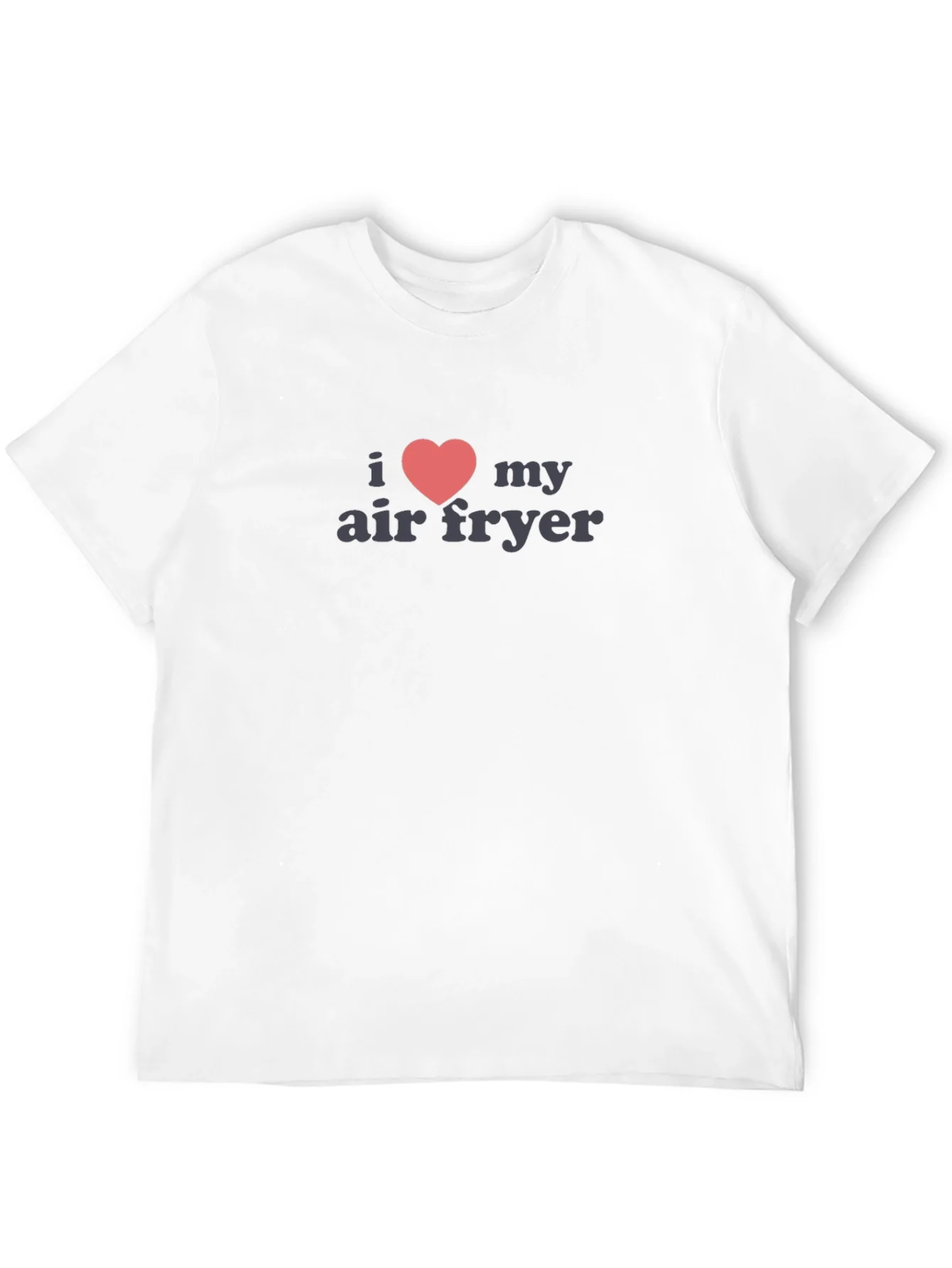 I Heart My Air Fryer Black T-Shirt