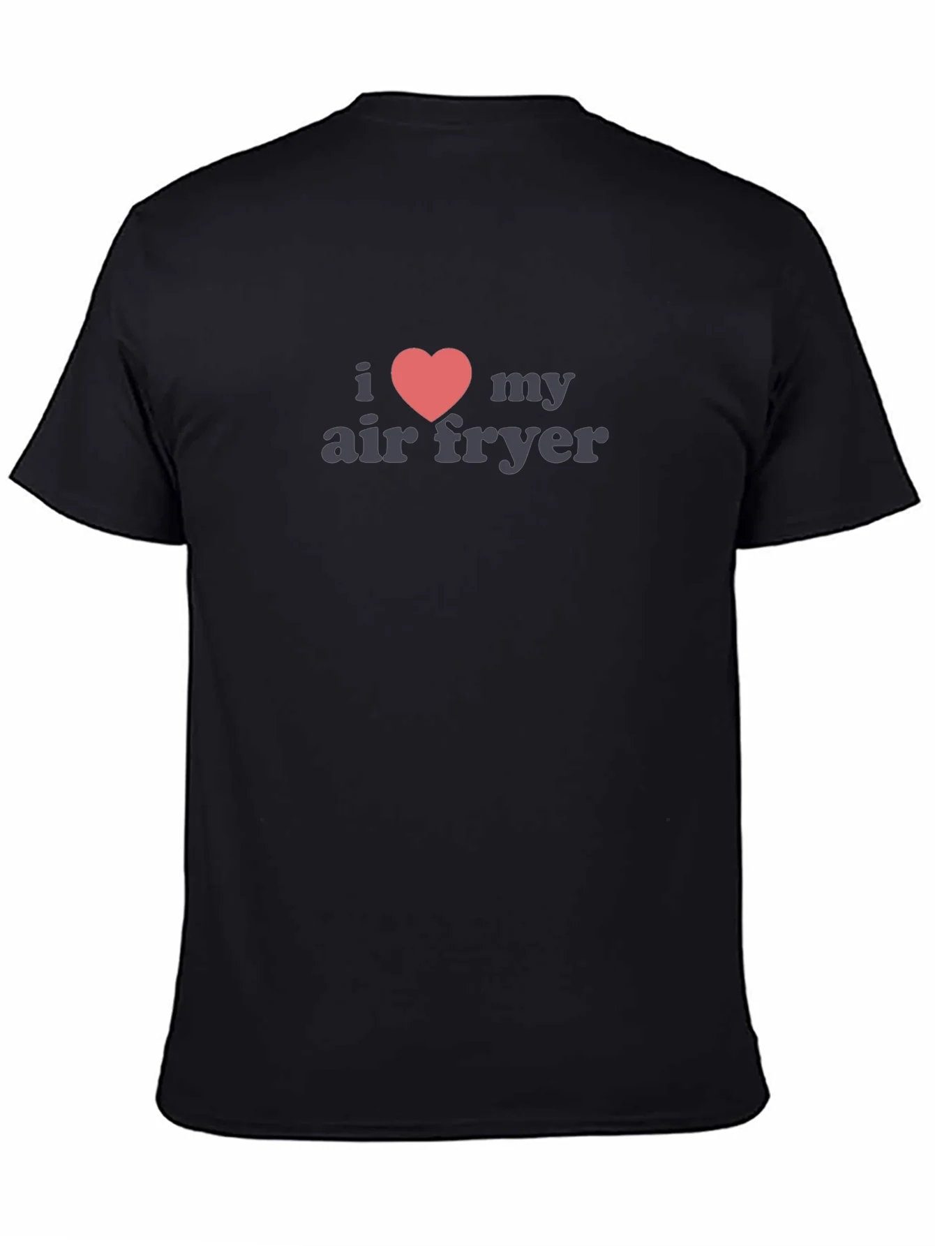 I Heart My Air Fryer Black T-Shirt