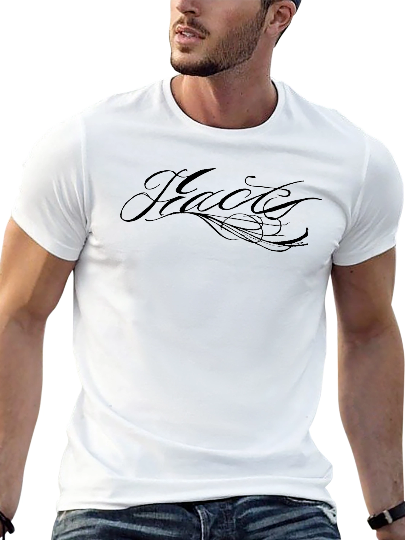 Facts Black T-Shirt - Stylish Casual Wear