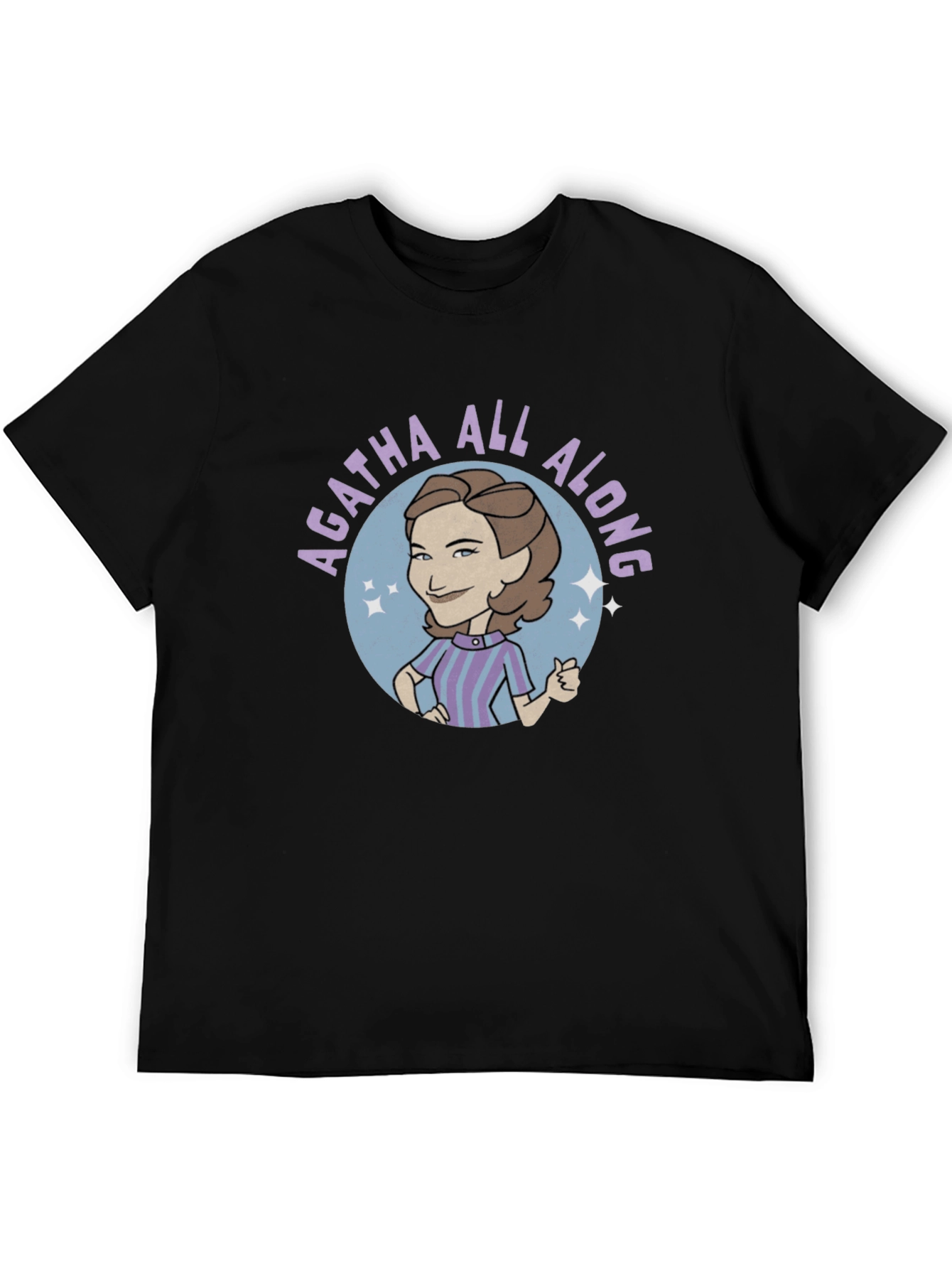 Agatha All Along Graphic Tee - Black