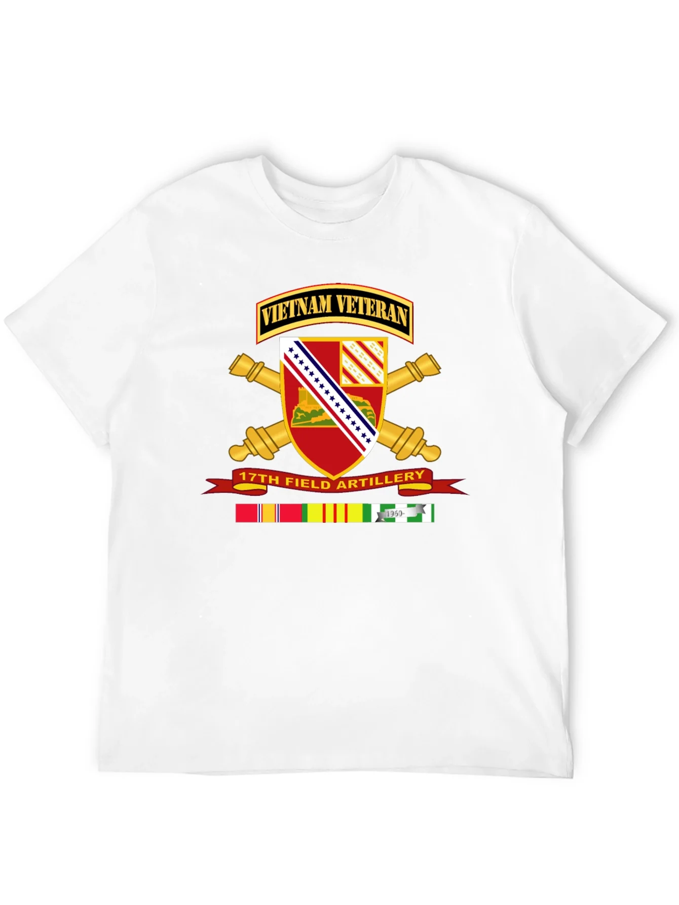 Vietnam Veteran 17th Field Artillery T-Shirt
