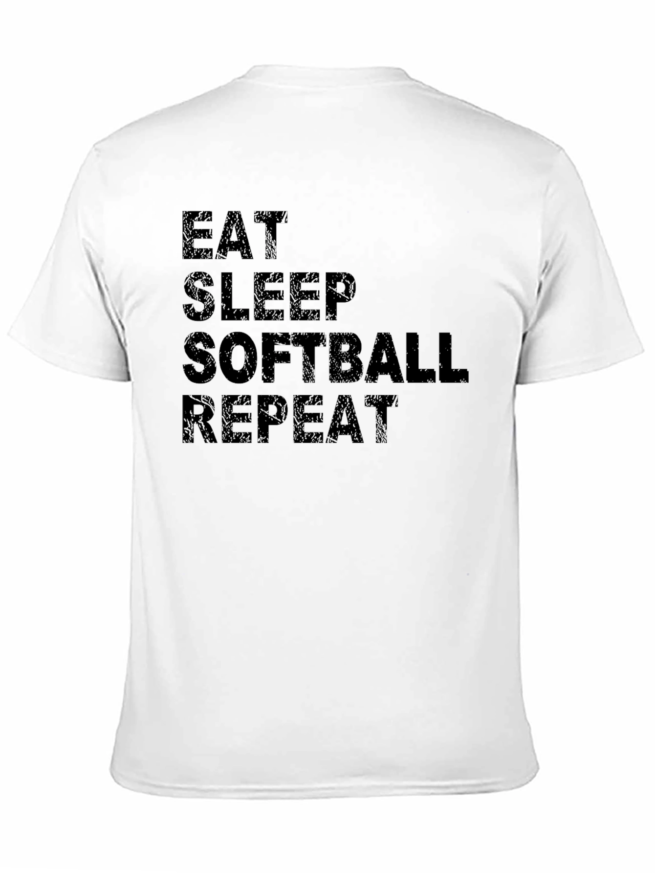 Eat Sleep Softball Repeat T-Shirt - Sport Tee