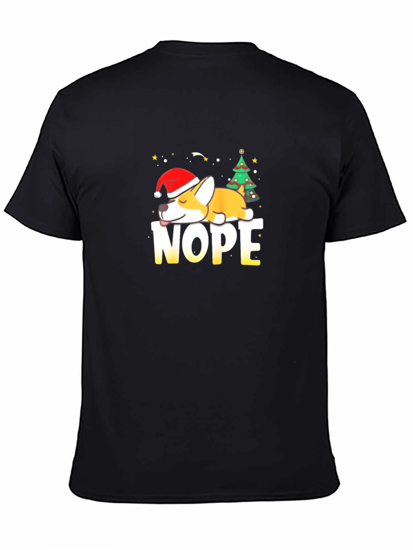 Nope Christmas Dog T-Shirt