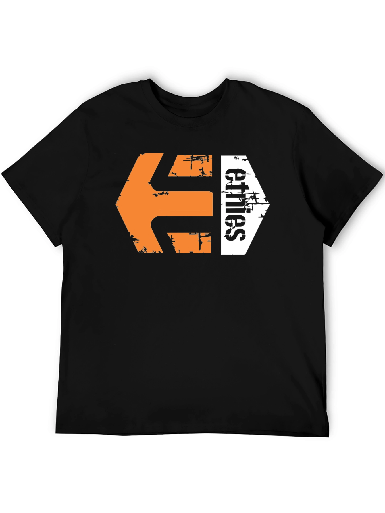 Etines Graphic Tee - Mens Black Cotton Blend