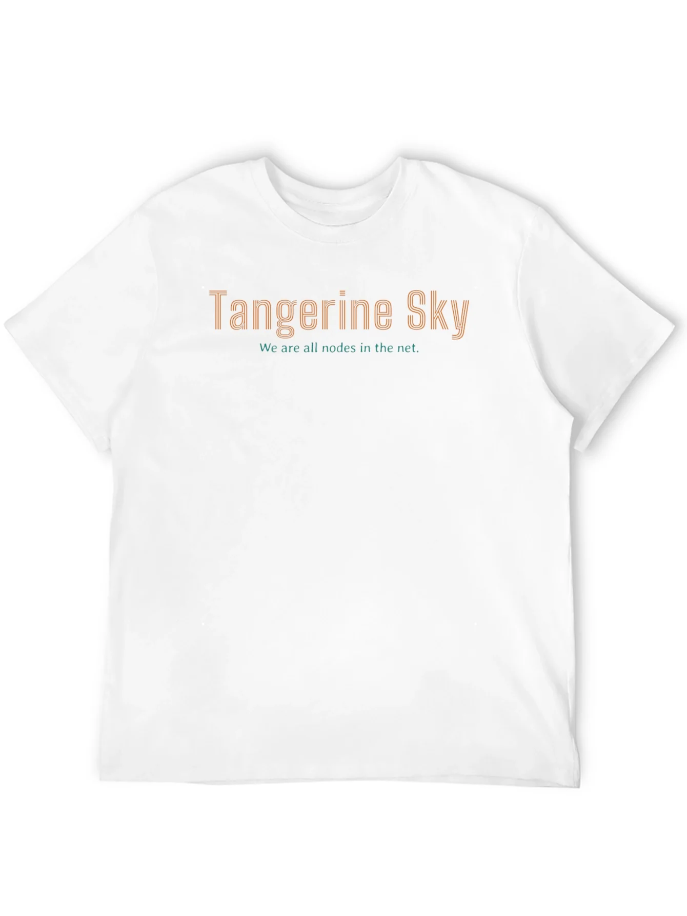 Tangerine Sky Graphic Tee - Stylish Comfort