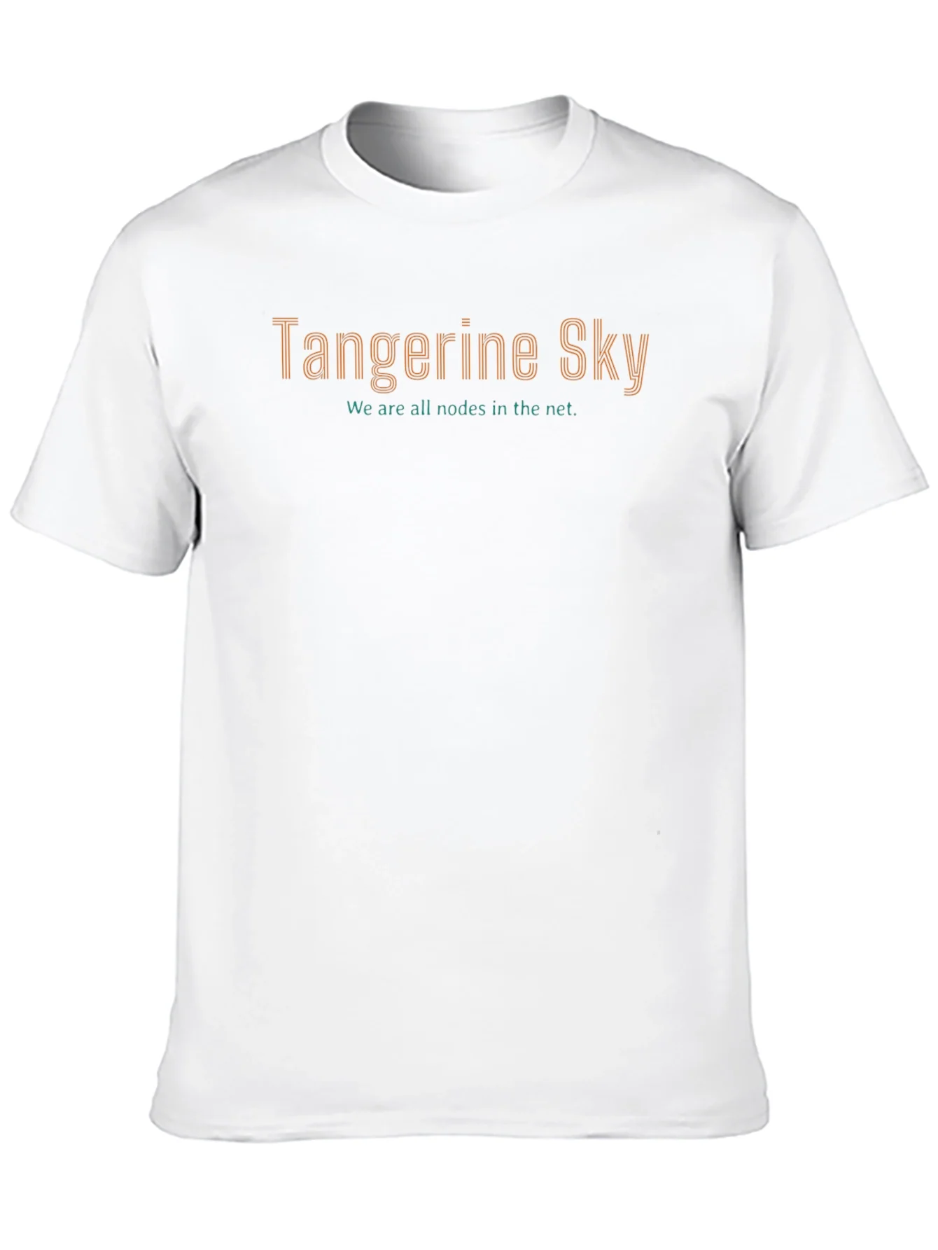 Tangerine Sky Graphic Tee - Stylish Comfort