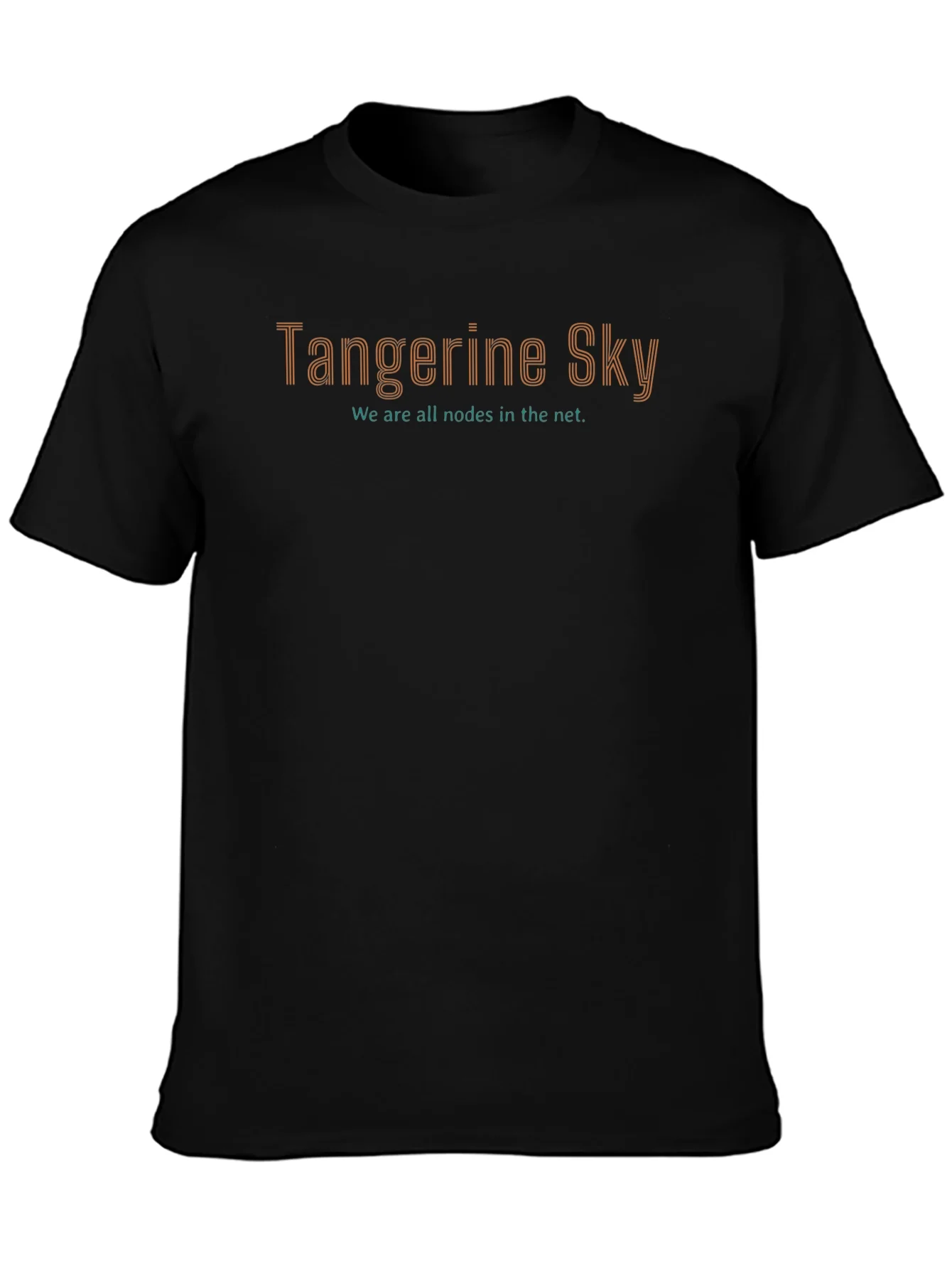 Tangerine Sky Graphic Tee - Stylish Comfort