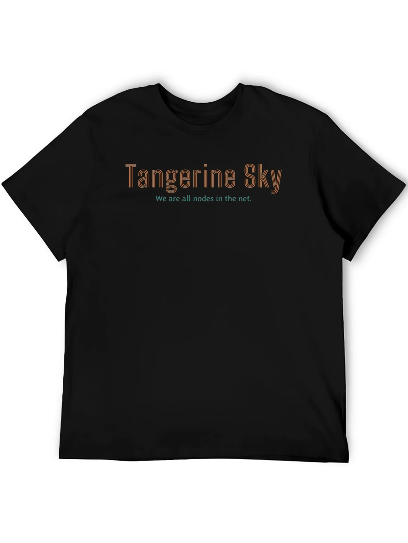 Tangerine Sky Graphic Tee - Stylish Comfort