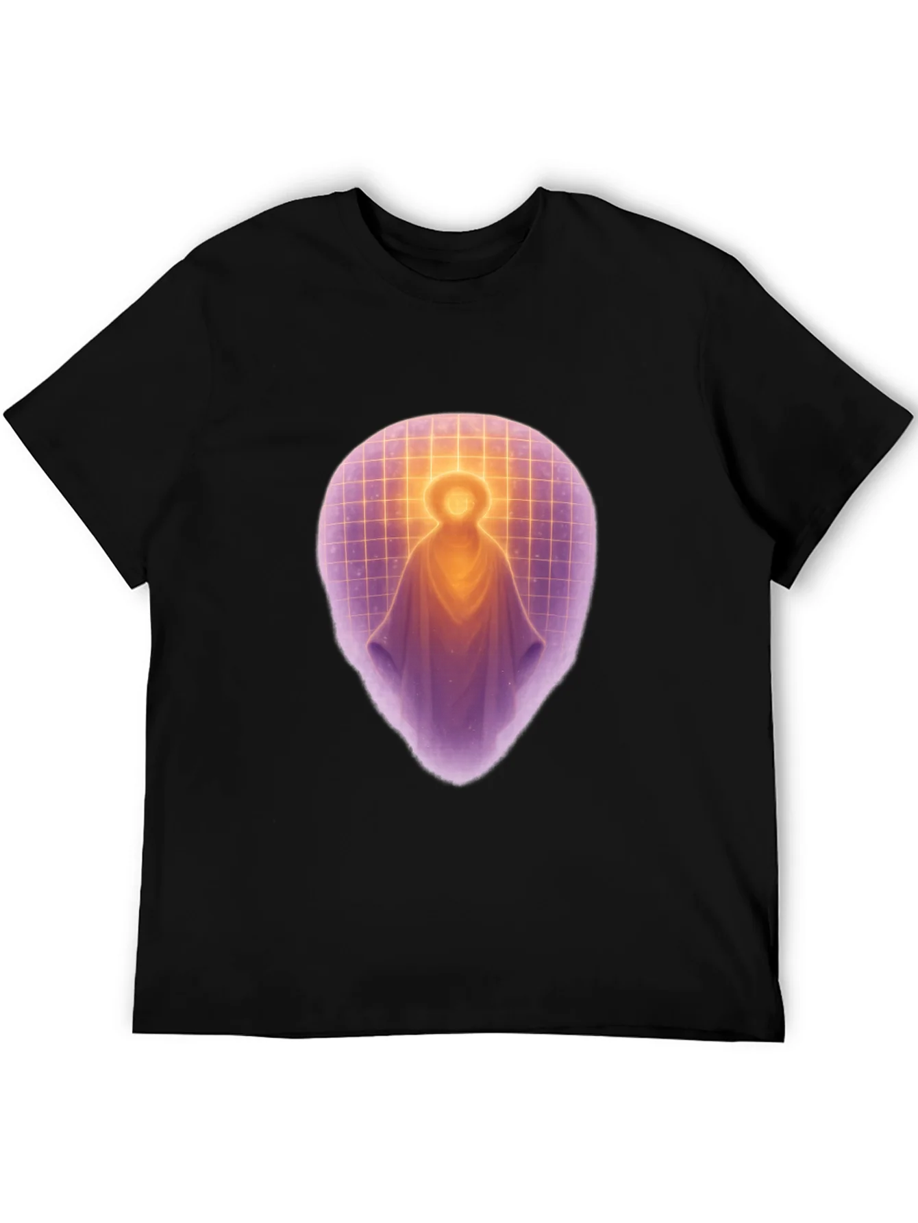 Enlightened Being Graphic Tee - Black Cotton Shirt